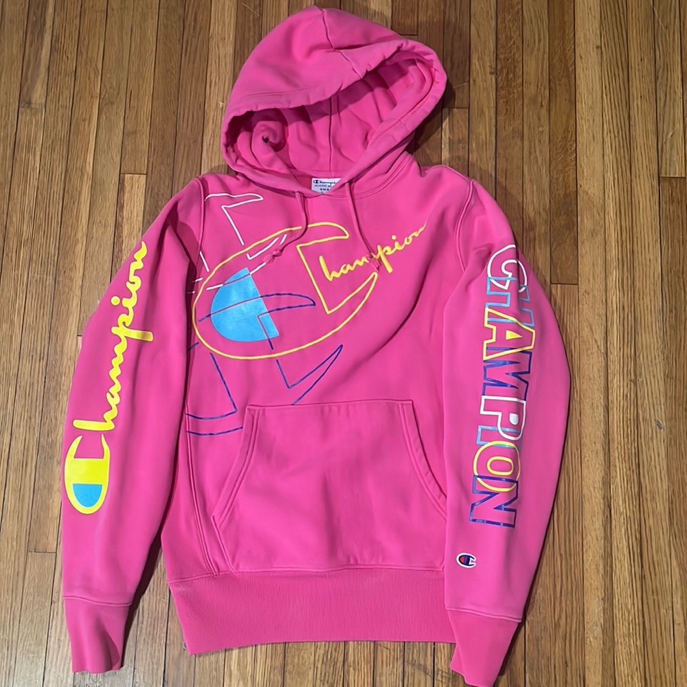 small champion hoodie
